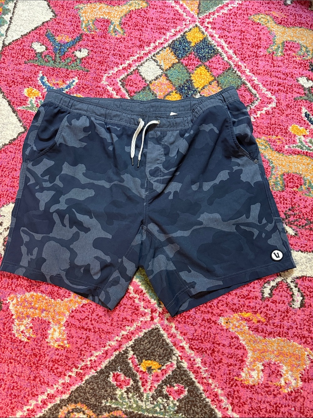 Vuori camo kore lined Drawstring Shorts